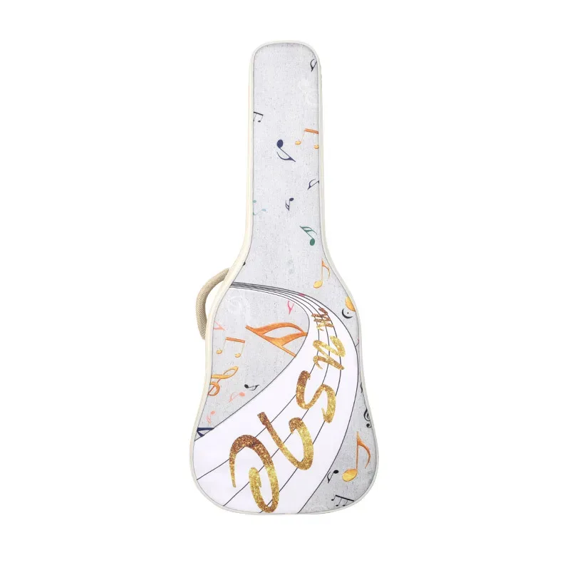 jebag à motif créatif avec sangles à double lancement, sac à dos acoustique rembourré, étui étanche, sacs à dos, 40/41 pouces