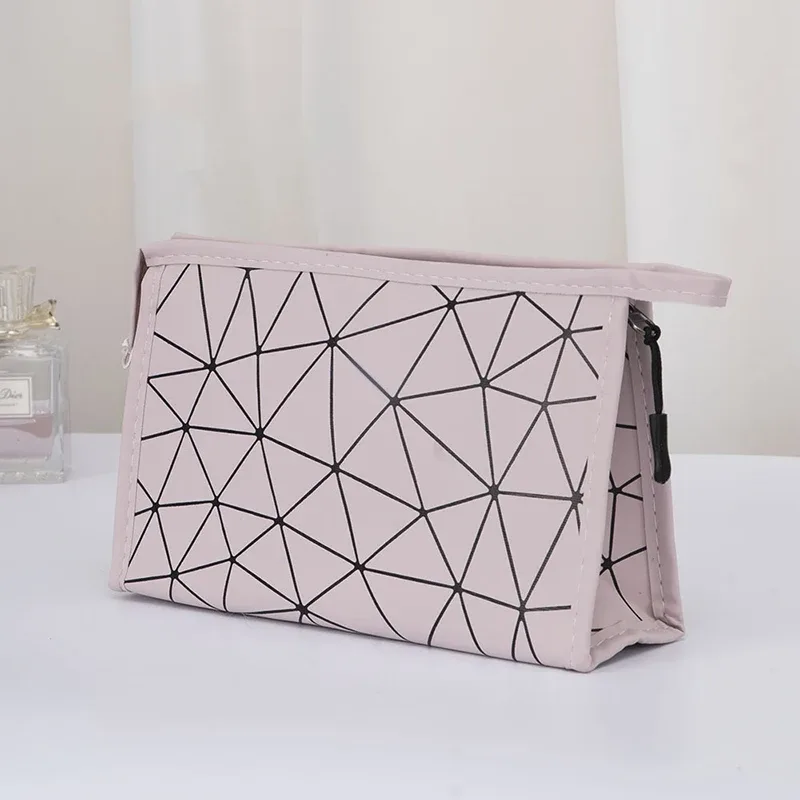 organisateur de rangement de cosmétiques portables coréens en pu, grand sac à cosmétiques de voyage, sacs de maquillage de toilette, sac à main étanche pour dames