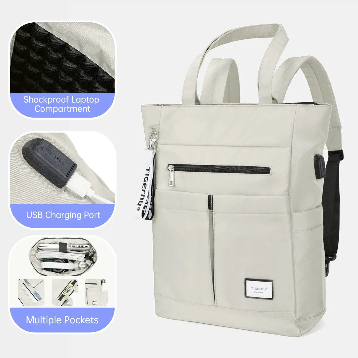 tigernu femmes sacs à dos sac fourre-tout pour filles sac à dos léger sacs pour ordinateur portable pour femmes mode femme voyage sacs à dos sac à dos