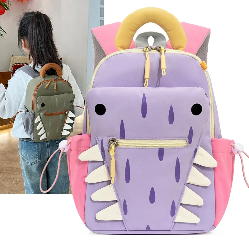 Sac à dos mignon en forme de requin, sac d'école pour la maternelle, sac de voyage léger pour bébé et tout-petit, sac préscolaire, cadeau pour enfants