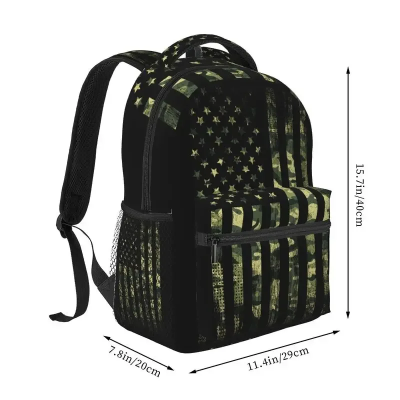 american feel camsolomon-sac à dos pour enfants, sacs à dos basiques, sac à main, sac d'école, voyage, garçons, filles, états-unis