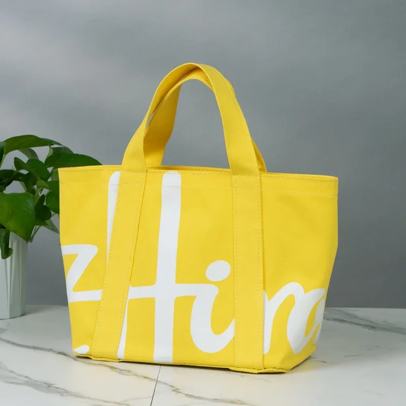 sac fourre-tout tendance en toile de coton, sac à main seau, collection promotionnelle