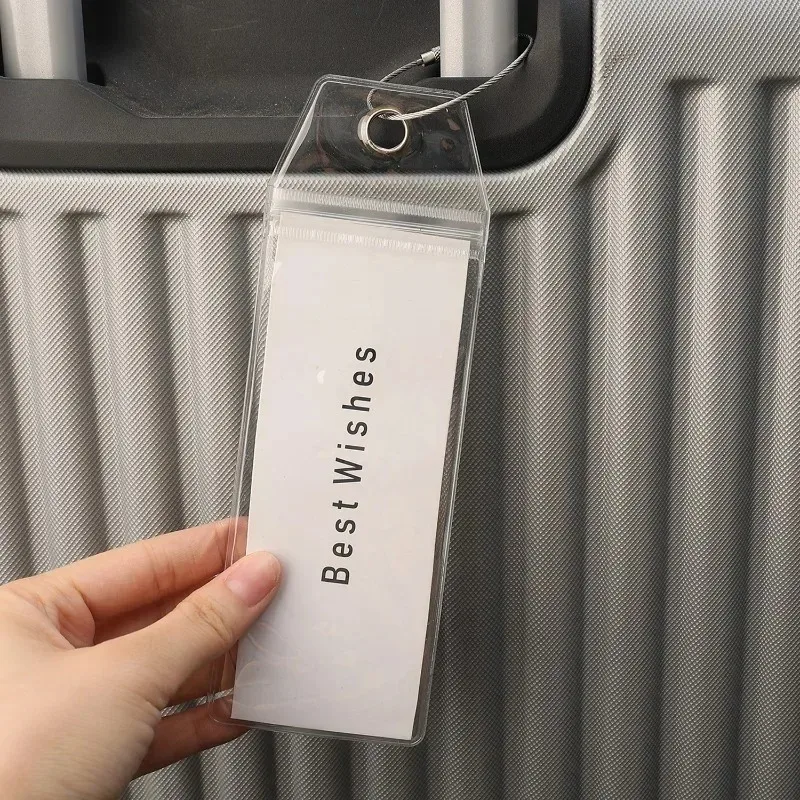 porte-étiquette de bagage pour bateau de croisière, 1/20 pièces, royal caribbean celebrity, fermeture éclair, anneau en acier, étiquette en pvc épais, accessoire de voyage unisexe