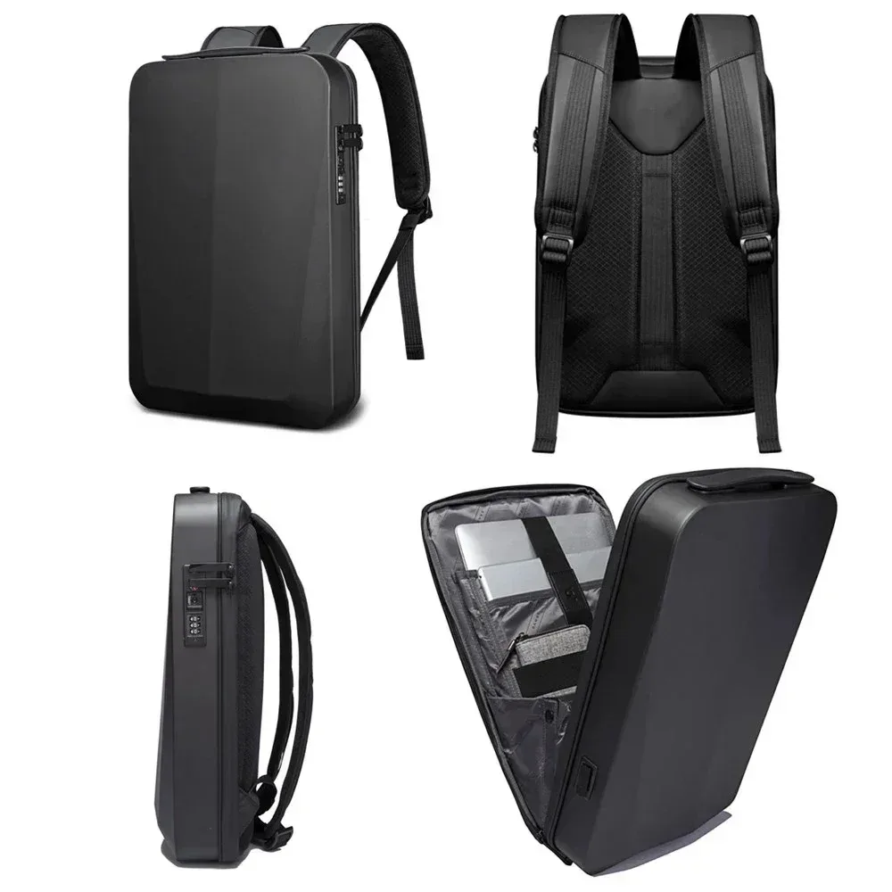 sac à dos pour ordinateur portable imperméable pour homme, 15,6/17 pouces, extensible, coque rigide, sac de jeu, antivol tsa, charge usb, sacs de voyage d'affaires