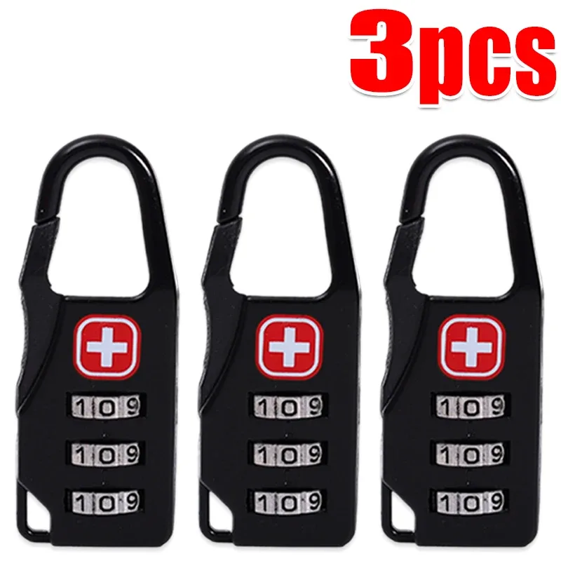 mini valise portable avec mot de passe, 5/1 pièces, serrure antivol, boucle, sac pratique, serrure d'armoire, serrures de porte de dortoir d'étudiants