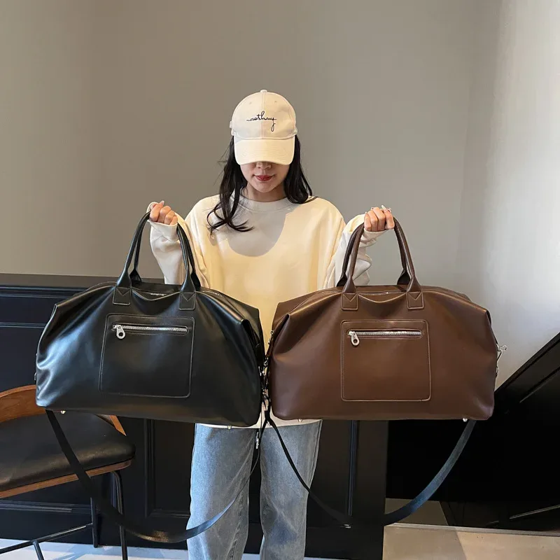 sacs à bandoulière à la mode pour femmes sac de voyage portable grande capacité sac à aisselles simple bagage à main sac de sport сумка sac