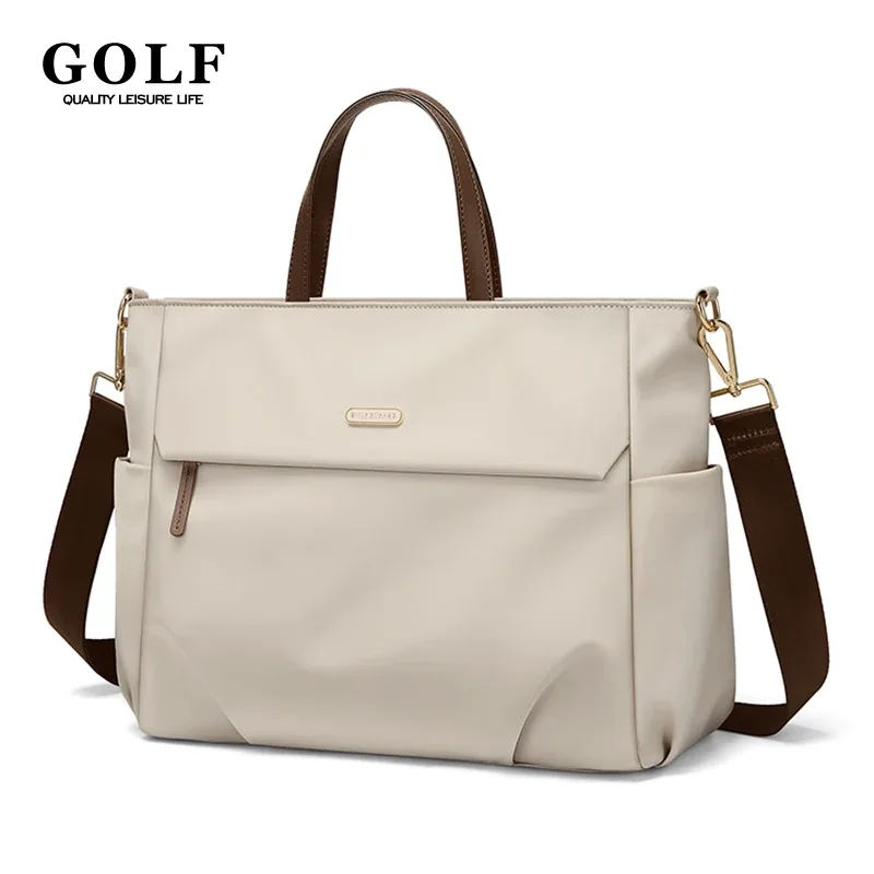 sac à main de golf pour femmes, porte-documents pour ordinateur portable, sac de travail étanche de 15 pouces pour dames, sacs à bandoulière pour ordinateur de banlieue