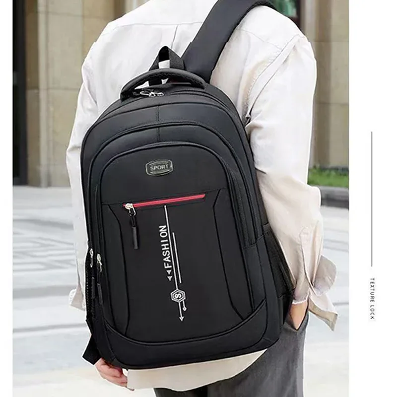 sac à dos de voyage polyvalent pour tous les jours, design tendance avec fermeture éclair contrastée, grand format pour ordinateur portable, idéal pour le travail, l'université et les escapades de week-end