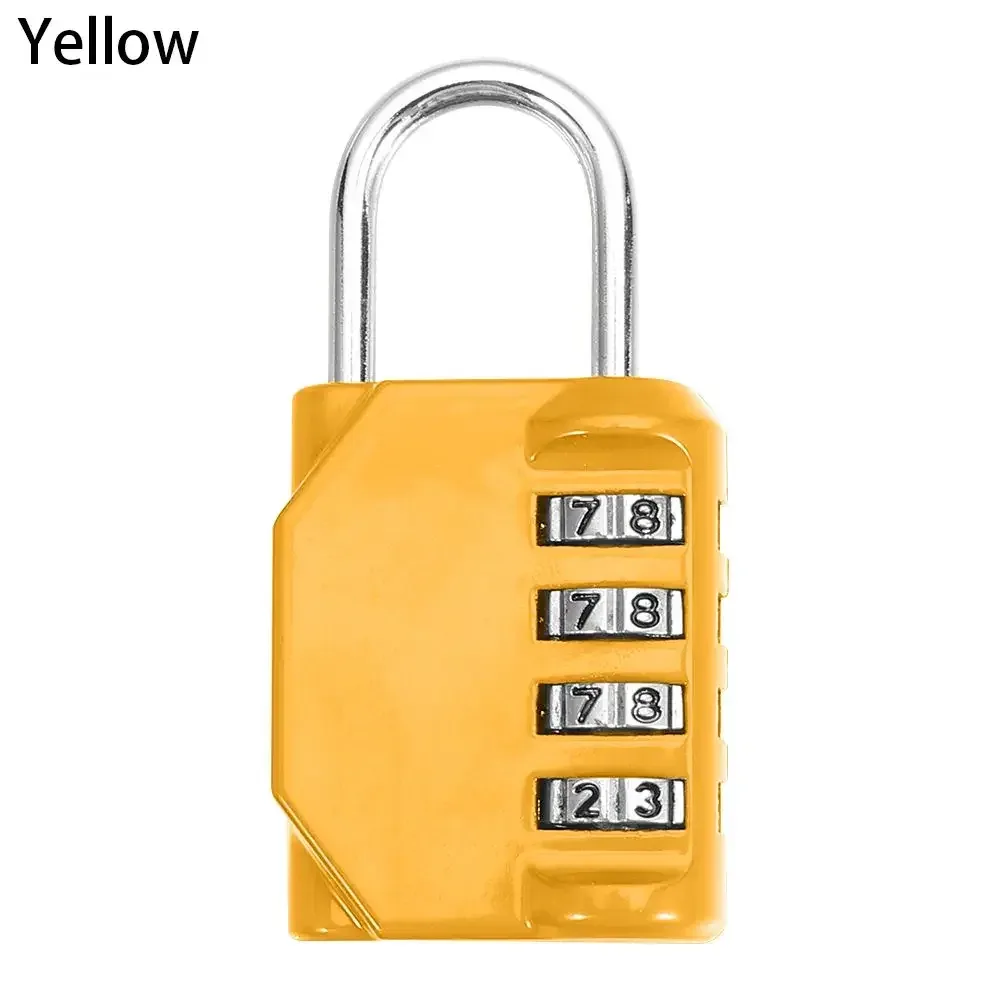 cadenas de sécurité en métal à code, étanche, 4 chiffres, accessoires de voyage, verrouillage par mot de passe