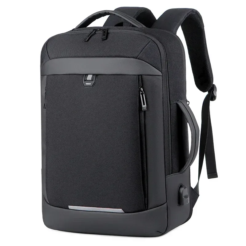 17 pouces ordinateurs portables d'entreprise sac à dos étanche cahier pour hommes école livre sac extensible multifonction usb charge homme sacs à dos