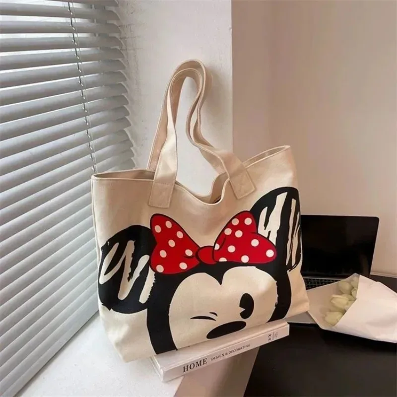 sacs à main en toile mickey de haute qualité, différents styles, grande capacité, sac à bandoulière, sac à main tendance pour femmes, sac de shopping