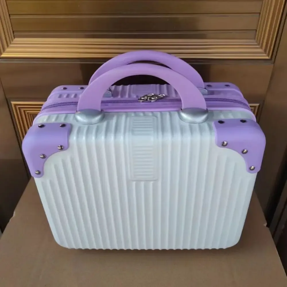 ventes flash : valise de voyage 14 pouces, mini trousse de maquillage de voyage, organisateur, valise à main pour femmes