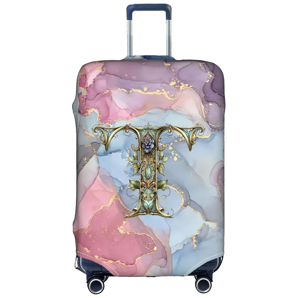 housse de protection élastique épaisse pour valise de voyage, pour valises de 18 à 28 pouces, série graphic lette