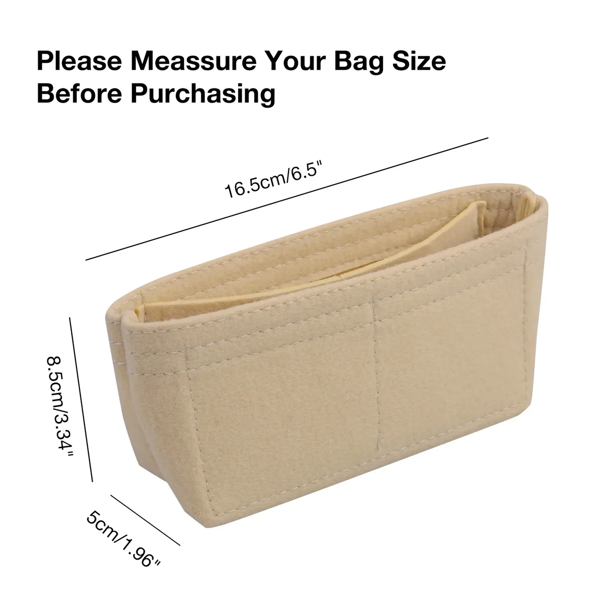 organisateur de sac pour longchamp, mini sac de rangement, sac de doublure, sac à main en feutre, sac de doublure