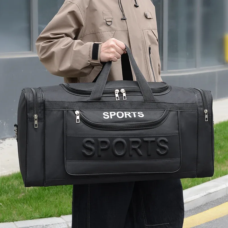 sac de voyage à bandoulière multi-poches, 1 pièce, avec sac à bagages de très grande capacité