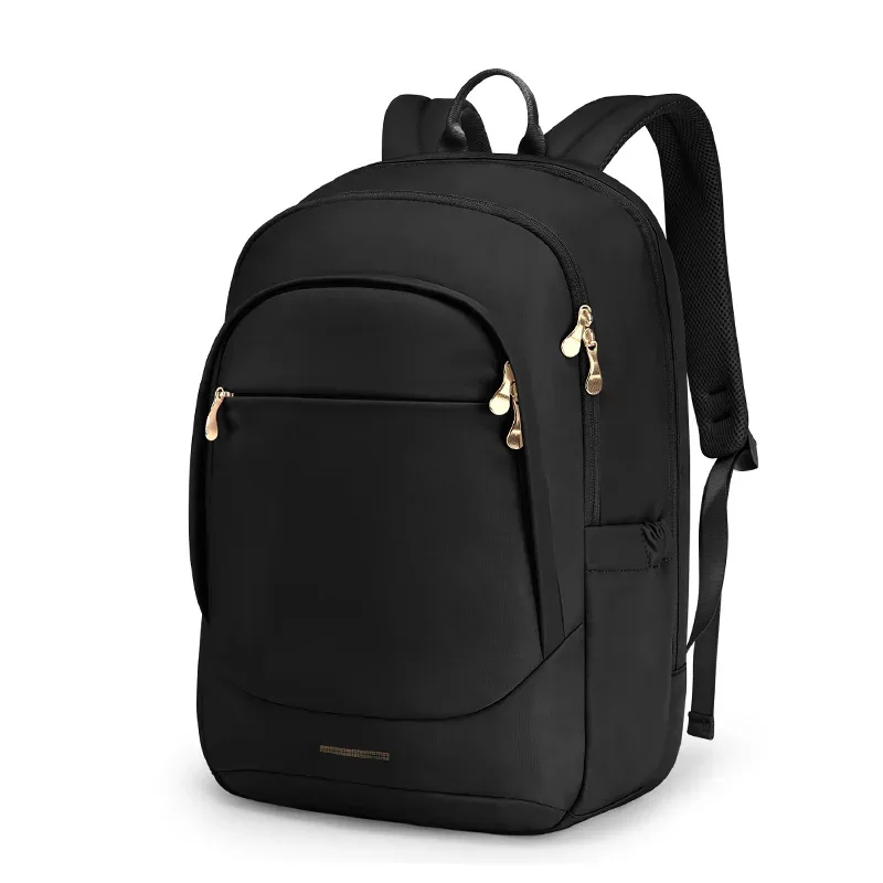 Sac à dos de voyage léger pour femmes, sac à dos antivol pour ordinateur portable 15.6 pouces avec trou de chargement USB, sac à livres étanche pour collège