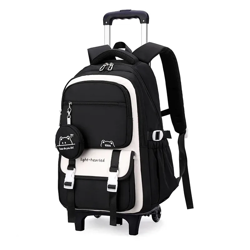 sac à dos d'école pour enfants sac à roulettes sac à dos pour étudiants sac de livre sac d'école roulant pour filles sac à dos à roulettes pour enfants