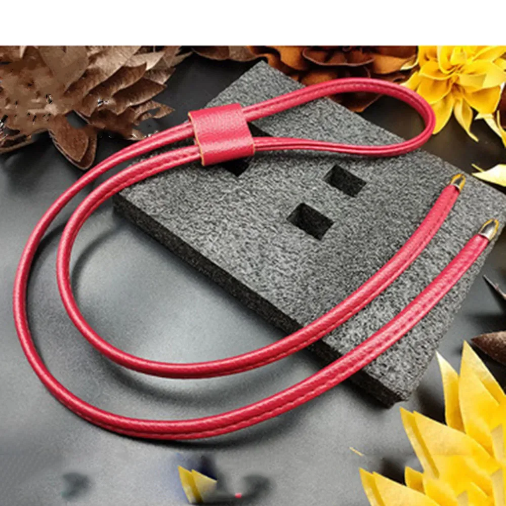 sangle de sac en cuir pu détachable pour femmes, bricolage, sac seau de remplacement, corde à cordon de serrage, sac à dos, faisceau de poche, accessoires de sac à main