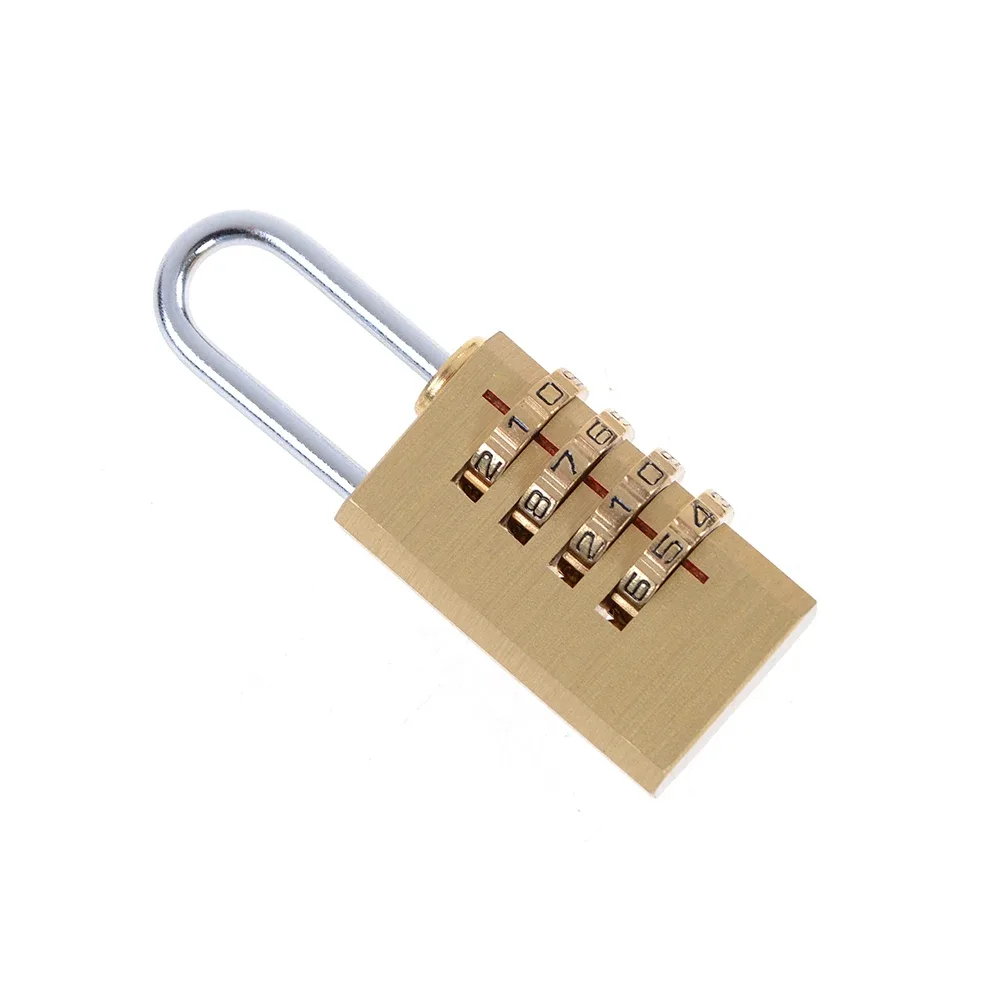 1pcs réarmable mini 4 chiffres serrure de code de mot de passe cadenas à combinaison pour sac de voyage 6cm x 2cm x 1cm