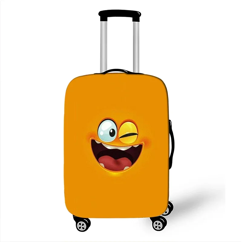 juste de bagage élastique pour voyage, housse anti-poussière, housse de protection, étui à bagages, housse de valise, expression amusante, 18-32