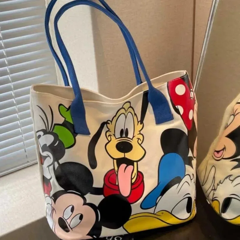 sacs à main en toile mickey de haute qualité, différents styles, grande capacité, sac à bandoulière, sac à main tendance pour femmes, sac de shopping