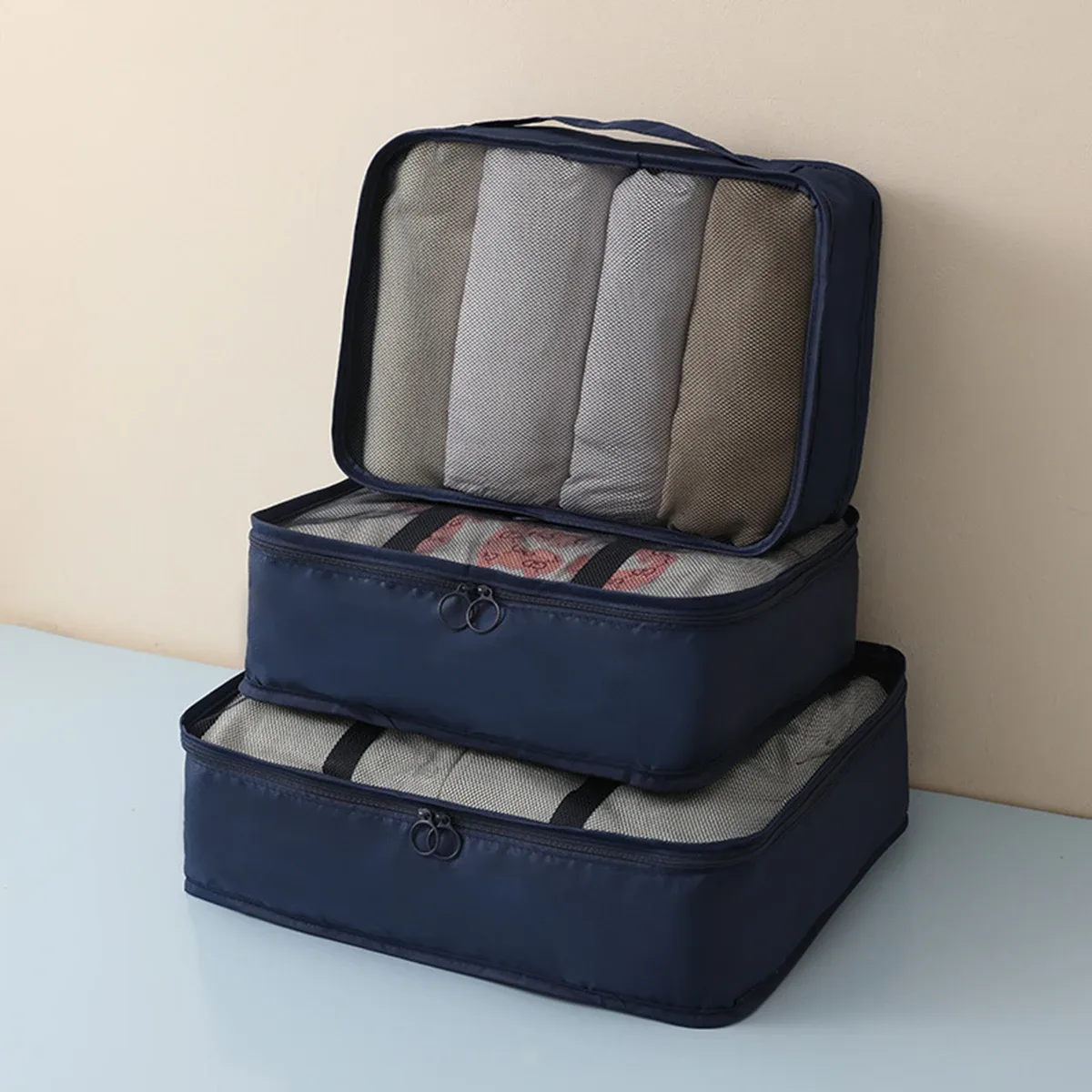 sac de rangement multifonctionnel pour vêtements 3 pièces, plusieurs tailles et spécifications, ensemble de sacs de voyage de rangement, simple à voyager.-zmt
