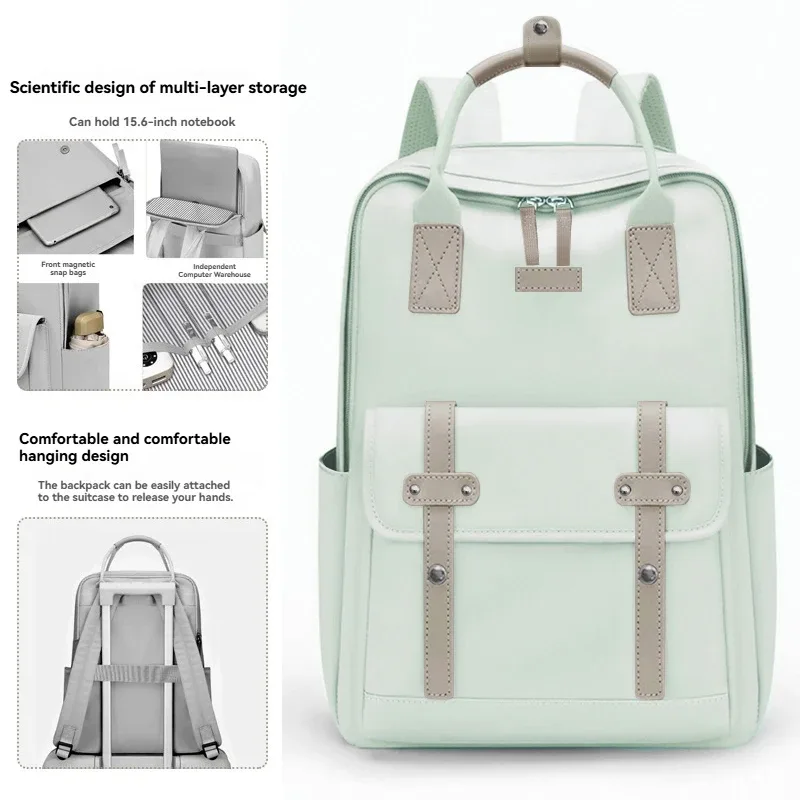 sac à dos tendance de marque polo, design féminin de niche, sac à dos à la mode, sacoche pour ordinateur pour étudiants universitaires, sac pour collégiens