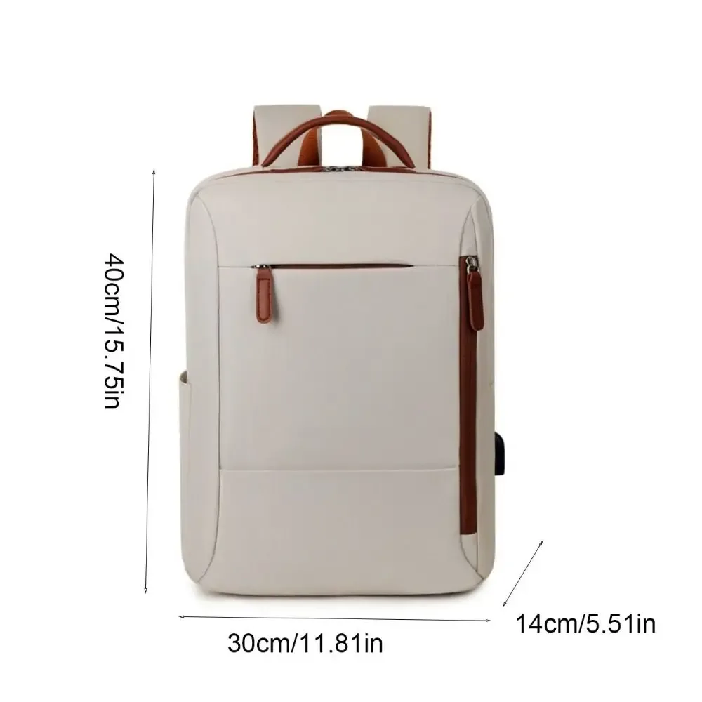 sac à dos oxford pour ordinateur portable, résistant à l'usure, multi-couches, sac d'école pour étudiants, grande capacité avec sangle de bagage, sac à dos d'affaires, voyage
