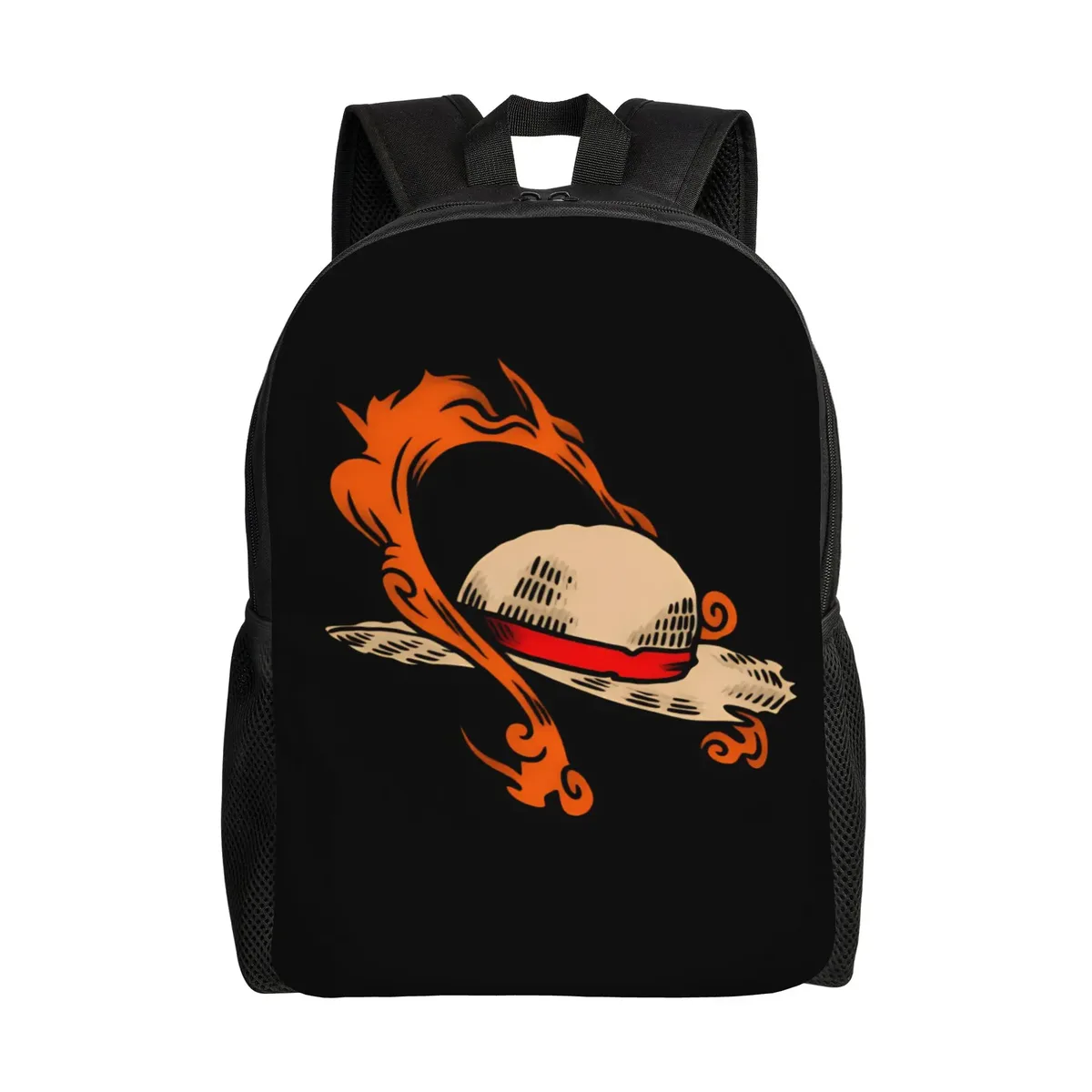 sac à dos one piece chopper pour femmes et hommes, sacs à dos de camping en polyester, sacs d'école imprimés streetwear, sac à dos