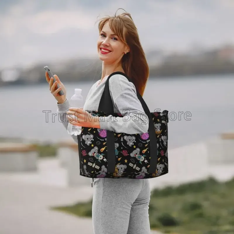 sac de voyage léger et étanche pour koalas, sac de week-end, sac de nuit pliable, sacs fourre-tout à main, sac de sport, mignon