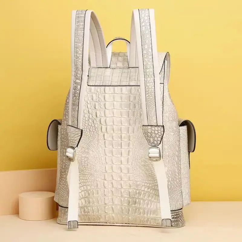 sac à dos en cuir véritable naturel, nouvelle collection 2026, pdd004