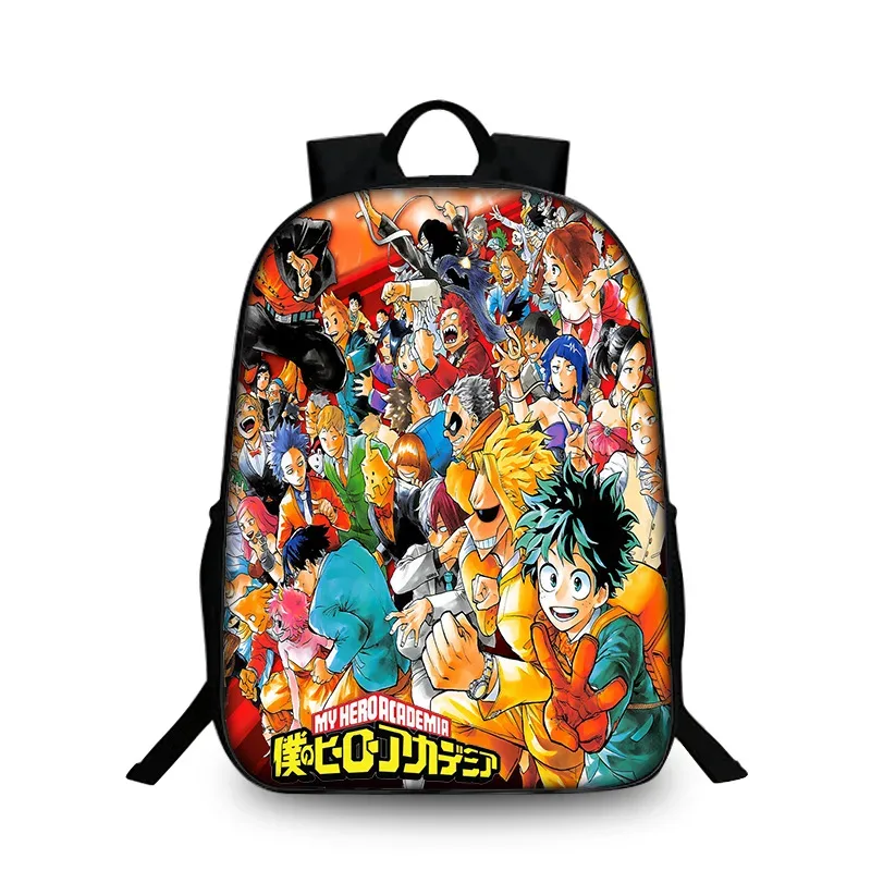 sac à dos my hero academy pour élèves du primaire et du secondaire