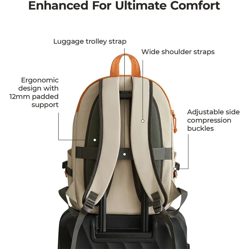sac à dos de voyage bagsmart avec petit sac, grand sac à dos imperméable pour ordinateur portable de 15,6 pouces, sac à dos de week-end pour femme, sac à dos de cabine
