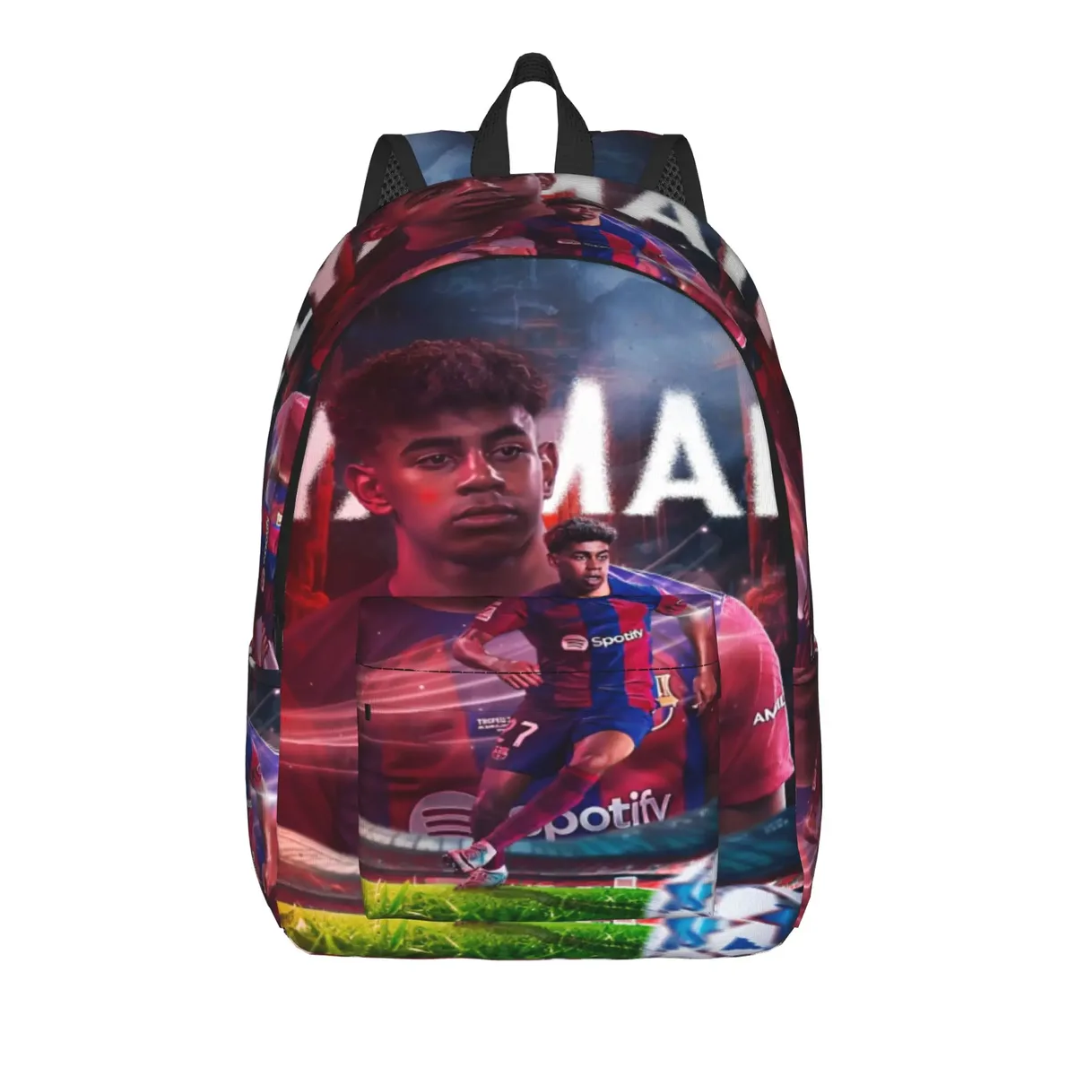sac à dos lamine y-yamal pour hommes, femmes, adolescents, étudiants, randonnée, voyage, sac à dos de jour, star du football, sacs en toile pour ordinateur portable, extérieur