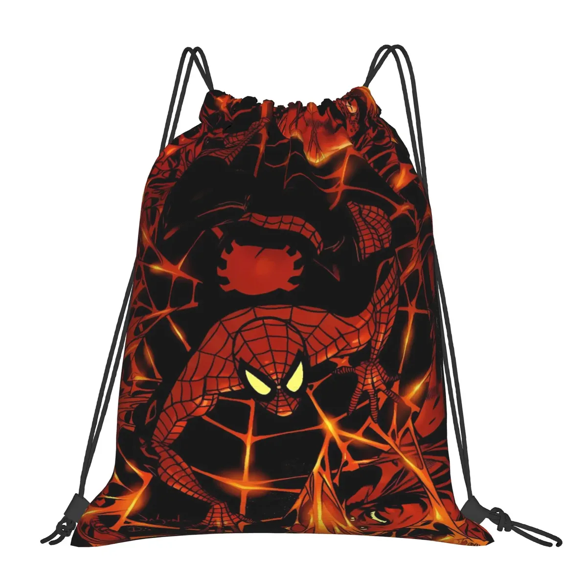 sac à cordon s-spiders heroes, sacs à dos de grande capacité, sacs de sport de football, sacs à cordon pour femmes