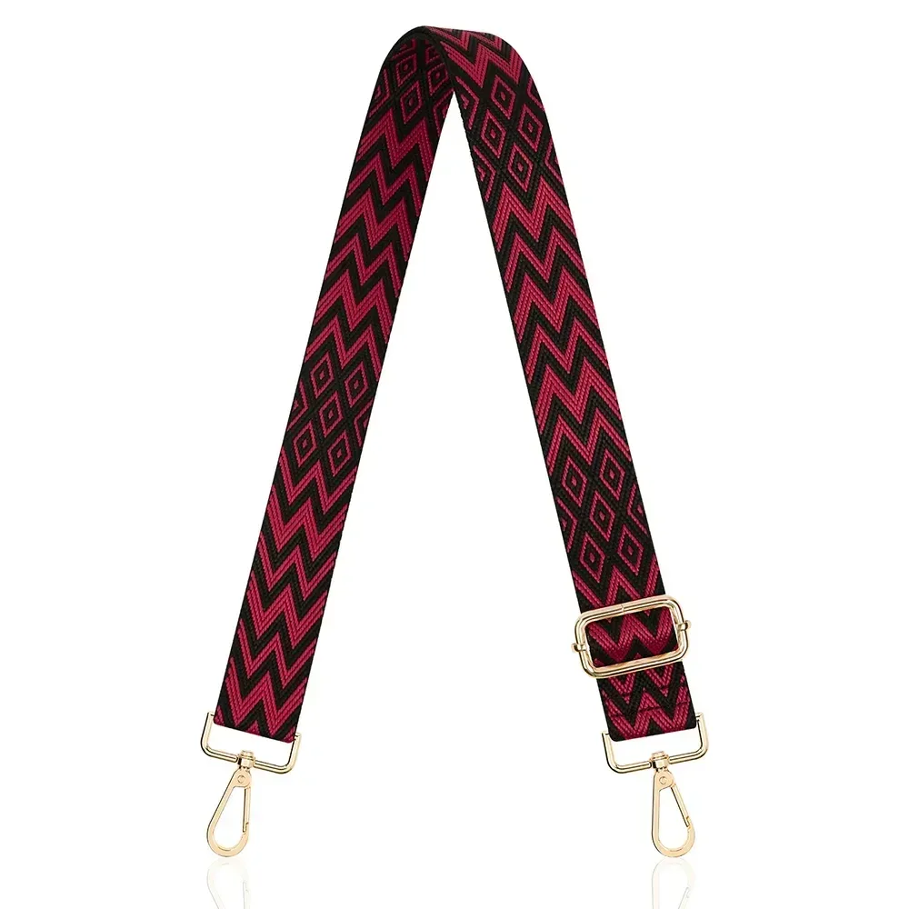 ike marti-sac à bandoulière en nylon et coton pour femme, plusieurs sangles colorées, accessoires de sac initiés, ceinture réglable