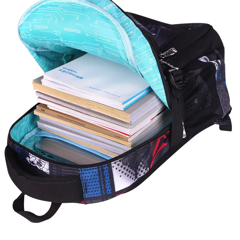 impression football cartable enfant anime sac à dos sac de voyage football sacs d'école pour garçons adolescent mochila escolar infantil menino