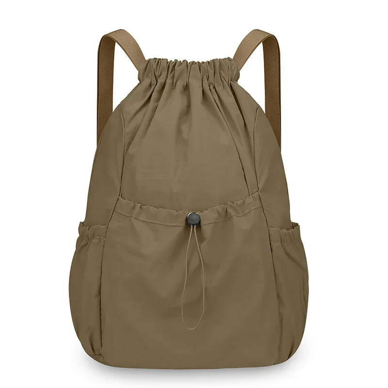 sac à dos léger à cordon de serrage pour hommes et femmes, sac pliable universel de grande capacité pour les déplacements en plein air et les loisirs, сумка