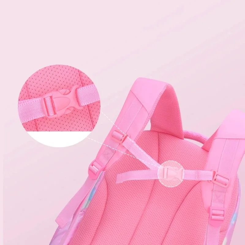 fille enfants sac à dos sac d'école sac à dos rose pour enfant enfant adolescent cartable primaire kawaii mignon étanche petite classe kit