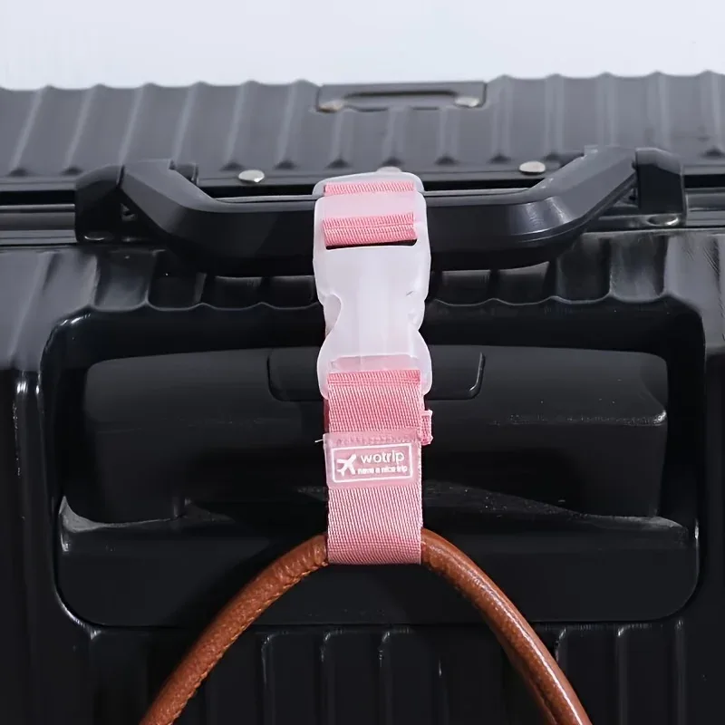 sangles de bagages réglables multicolores avec boucle de ceinture, accessoires de voyage pour valises, utilisation en extérieur, essentiels de voyage, viaje