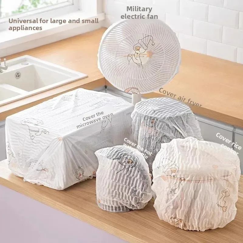 housse anti-poussière pour bagages, housse de protection universelle jetable en tissu non tissé pour boîte de rangement de voyage, housse de protection contre la pluie, accessoires de voyage