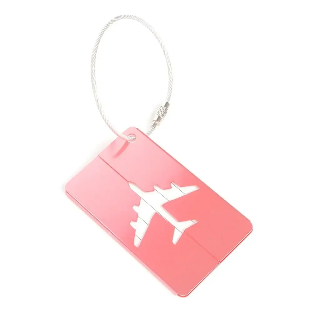 étiquettes de bagage de voyage réutilisables, valise attro, bagage de vacances, identification d'avion avec cordes, identification du sac, infraction