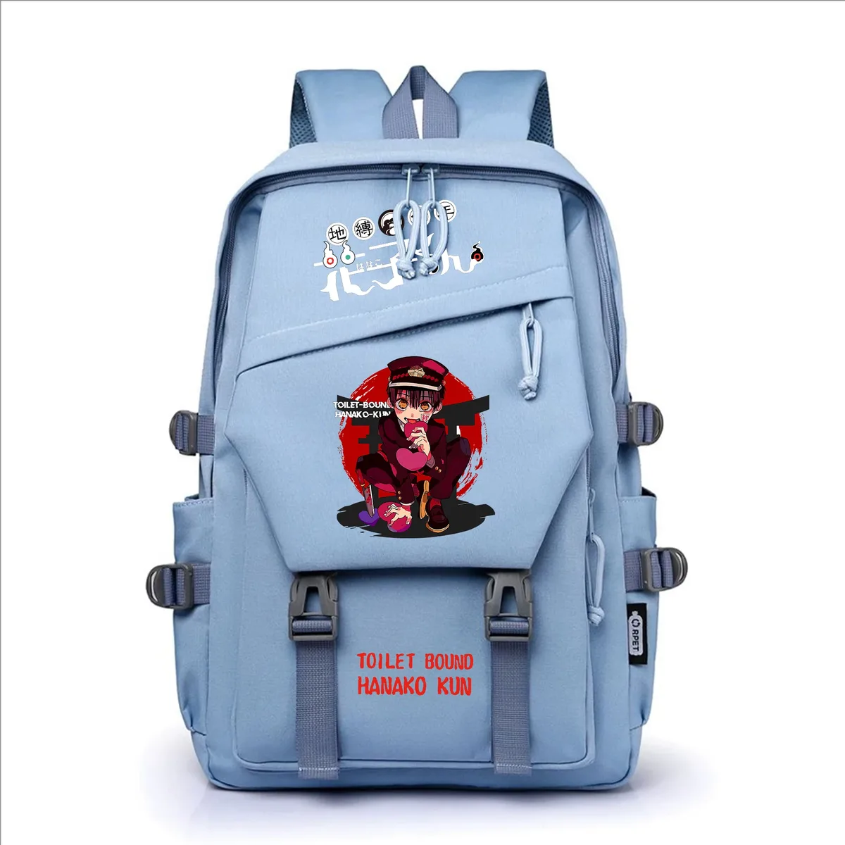 sacs à dos décontractés pour étudiants, sacs à livres pour filles, sacs à dos pour ordinateur portable, sacs à bandoulière, motif dessin animé anime toilet-bound hanako-kun