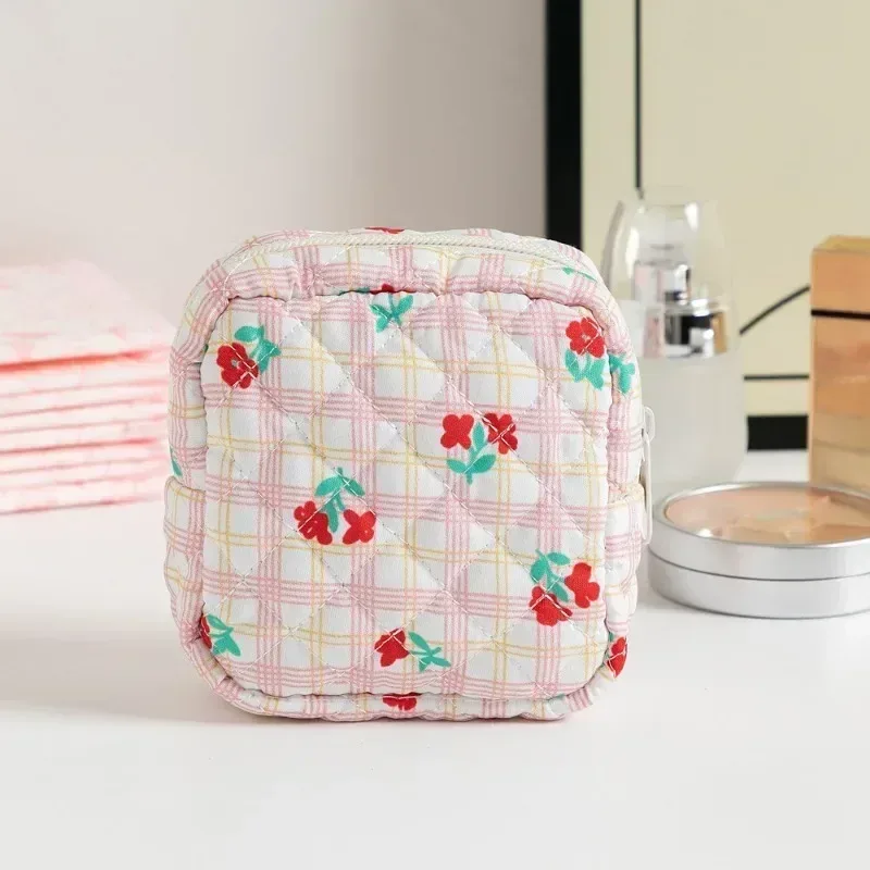 pochette de rangement pour serviettes hygiéniques, pochette menstruelle féminine, sac de rangement portable pour tampons, mini pochette de rangement pour maquillage et rouge à lèvres