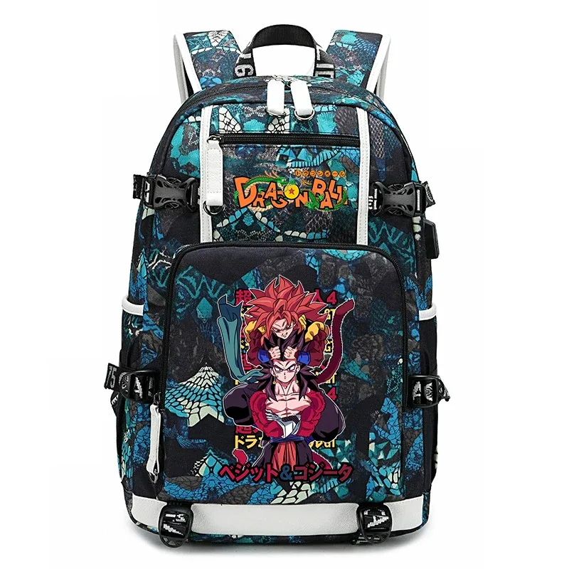 sac à dos imprimé dragon ball z pour étudiants, grande capacité, sac à dos décontracté pour enfants, adolescents, voyages scolaires