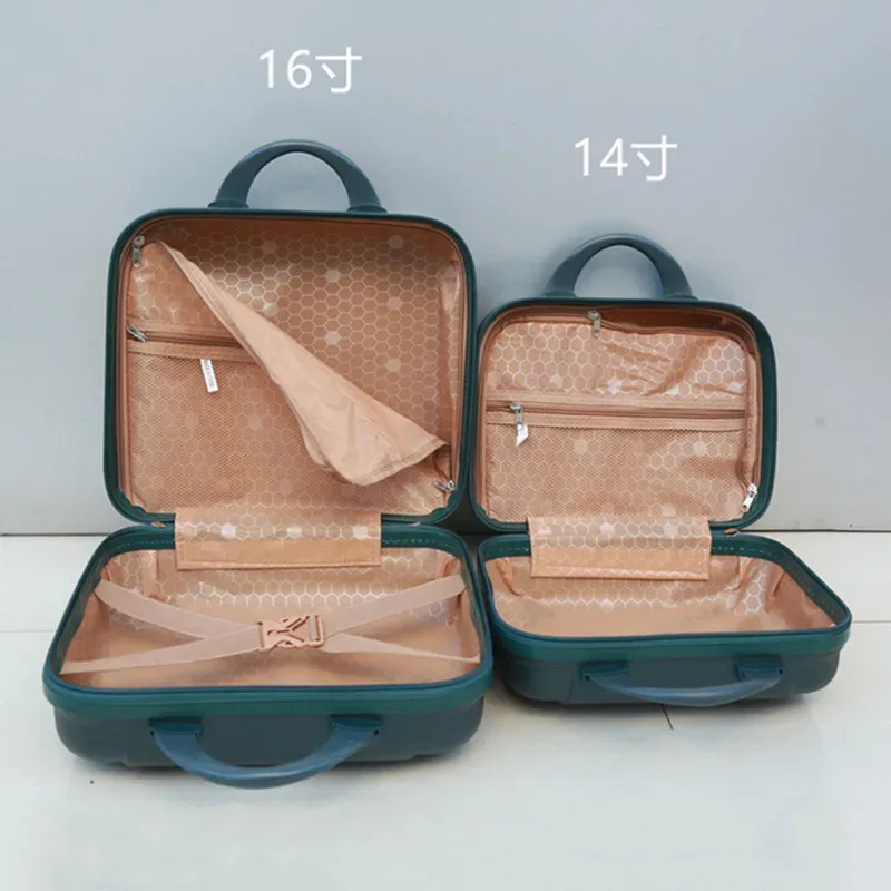 trousse à cosmétiques de voyage légère et étanche de 14/16 pouces, bagage de transport à main portable pour hommes, organisateur de court voyage