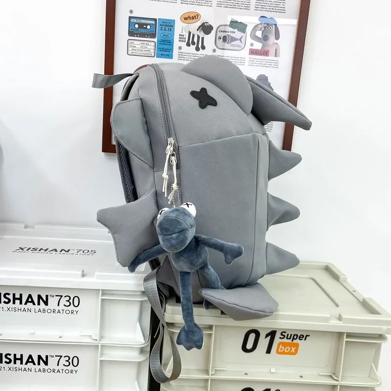 sacs à dos design baleine 3d sac à dos décontracté avec pointes adulte mignon dragon sac à dos dinosaure lézard imperméable filles cadeau d'anniversaire