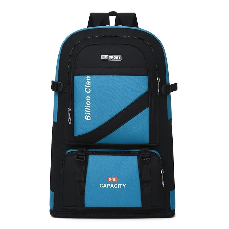 sac à dos extensible de grande capacité 80l pour homme et femme, randonnée en plein air, camping, sac à dos multicolore, bagages de voyage, sac à dos de sport