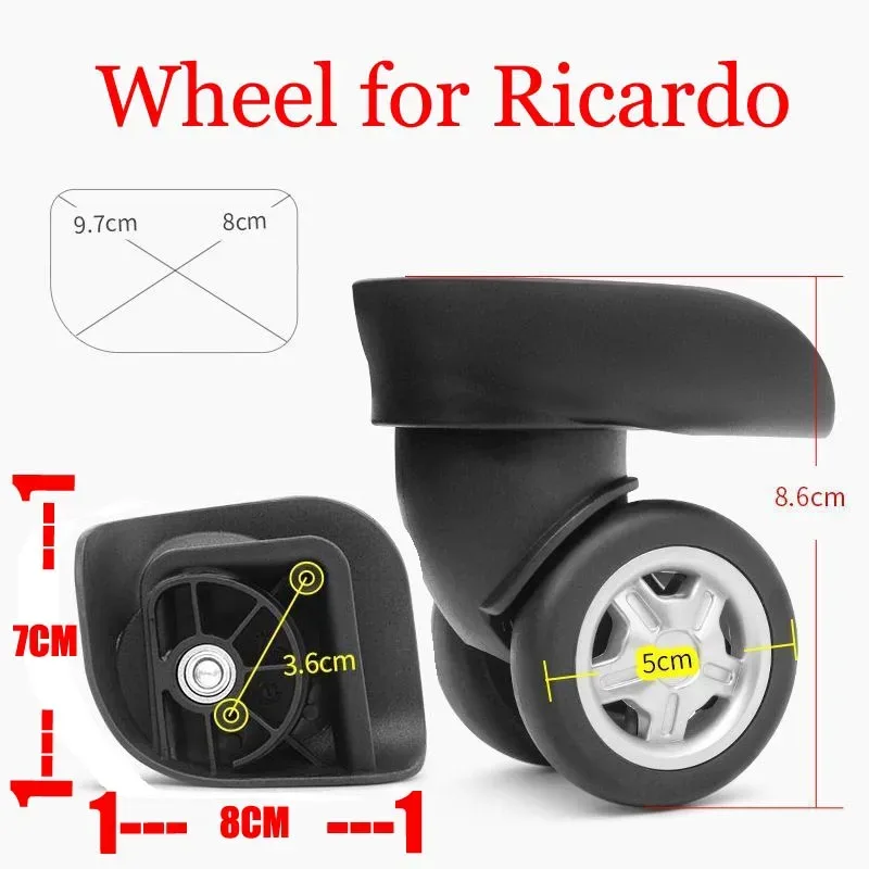 Roue de rechange pour valise Ricardo, roue de valise à roulettes 9055, roue universelle