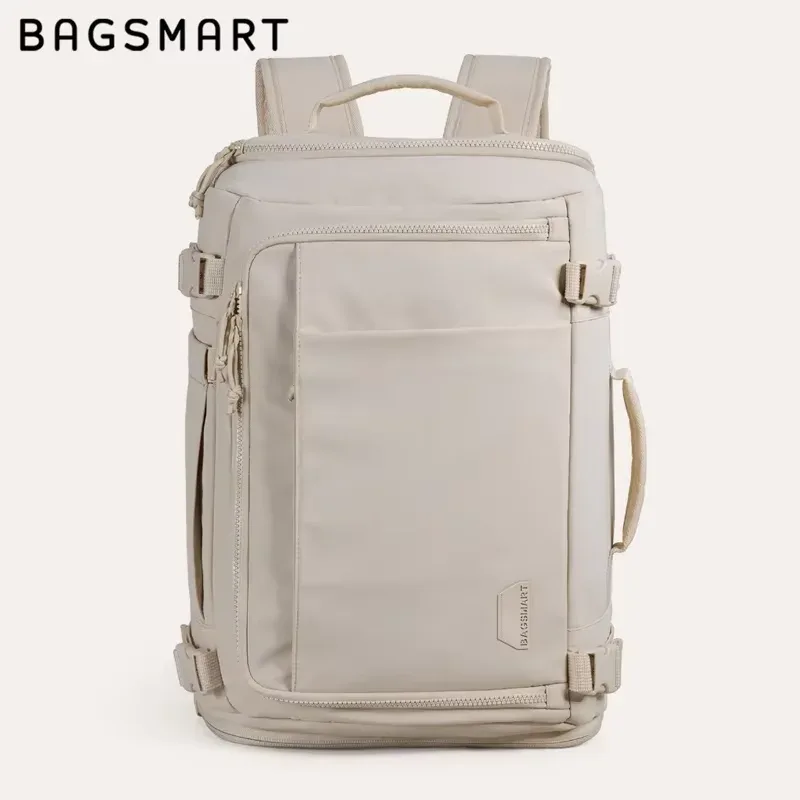 bagsmart – sac à dos pour hommes, pour cabine, valise de grande capacité, sacs à dos de voyage, sac à dos étanche pour ordinateur portable